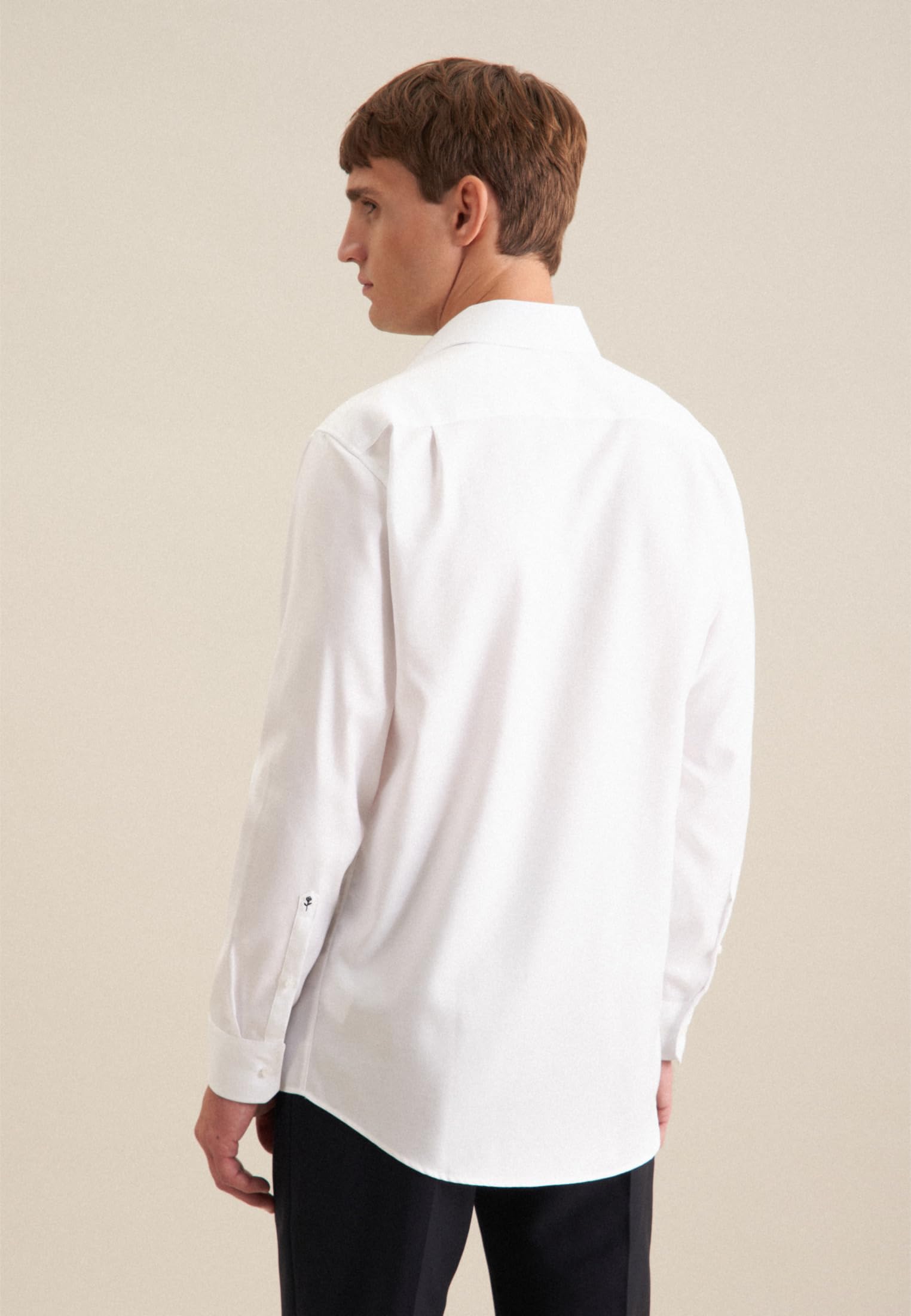 Seidensticker Camicia Business da Uomo - vestibilità Regolare - No Stiro - Collo Kent - Manica Lunga - 100% Cotone