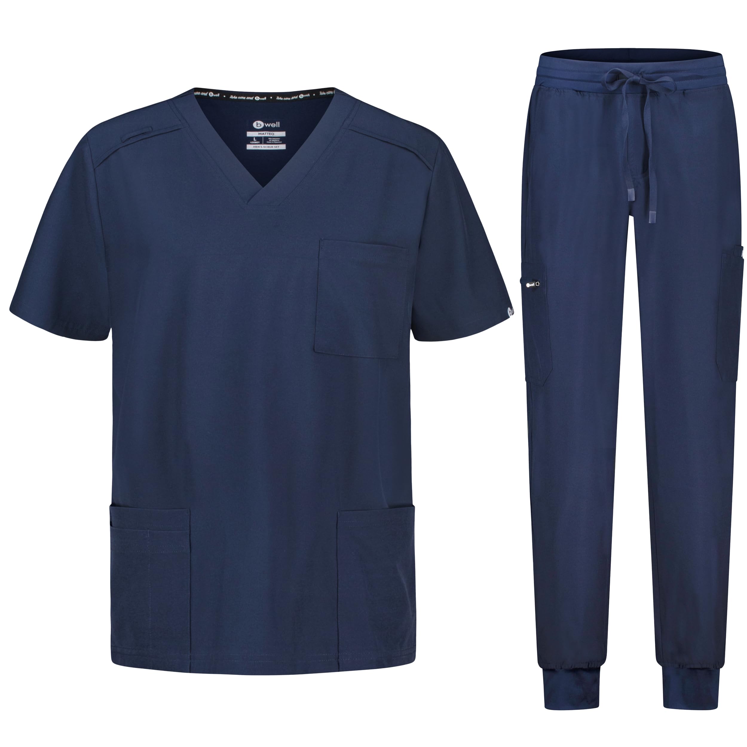B-well MATTEO Uniforme Sanitario Hombre Pantalón Jogger Casaca