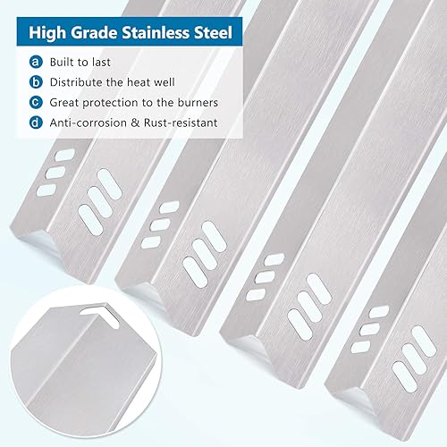 Miniatura 6 de Piezas de repuesto de placas de calor Criditpid para Dyna-Glo DGF493BNP, DGB494SPB, DGF510SBP, patio trasero BY15-101-001-02, BY13-101-001-13, 15"