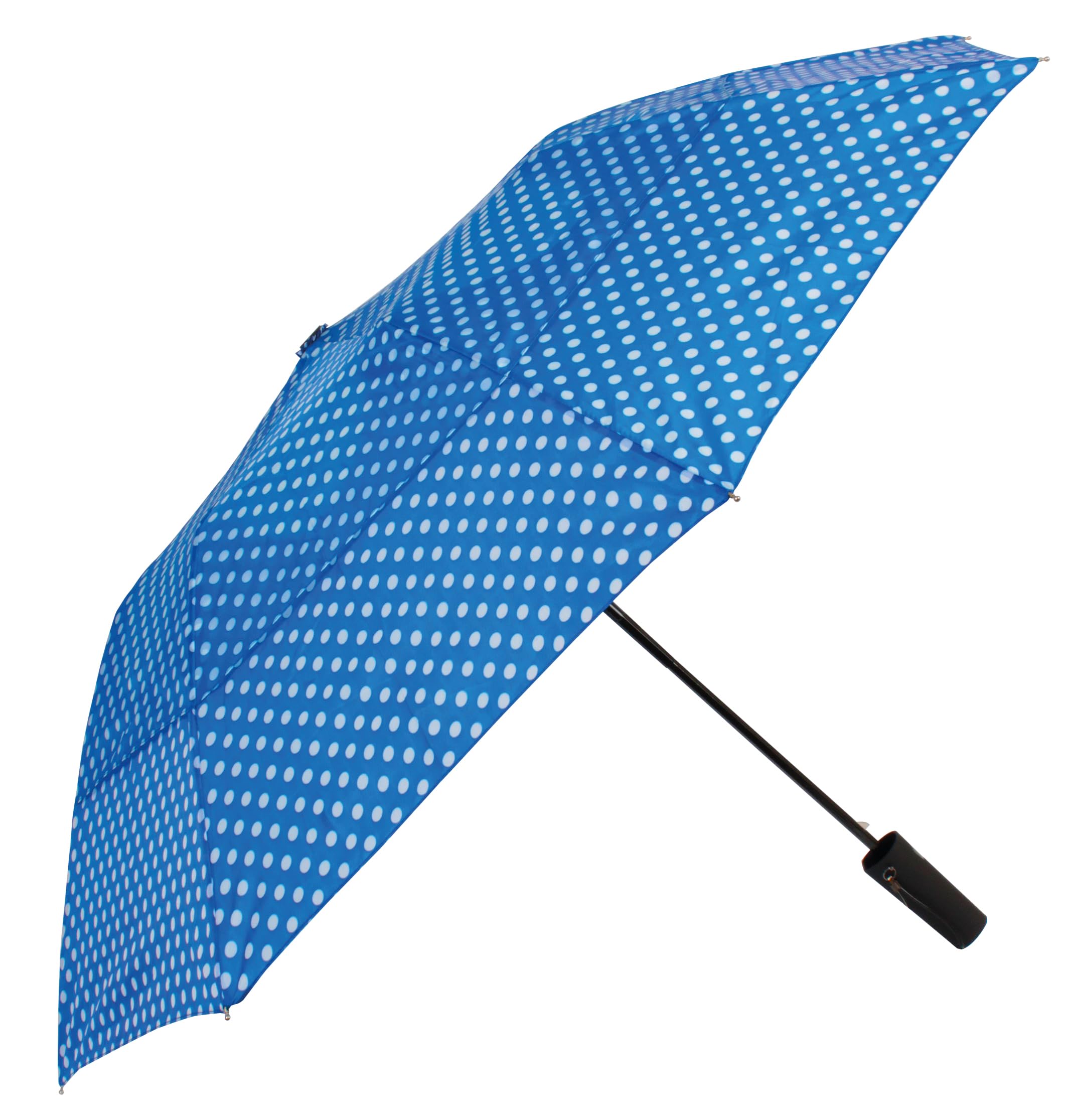 Coopers of Stortford - Windproof Umbrella with Vented Canopy, Sturdy Frame & Rubberised Grip Handle - Compact Folding Umbrella with Carry Sleeve and Shoulder Strap