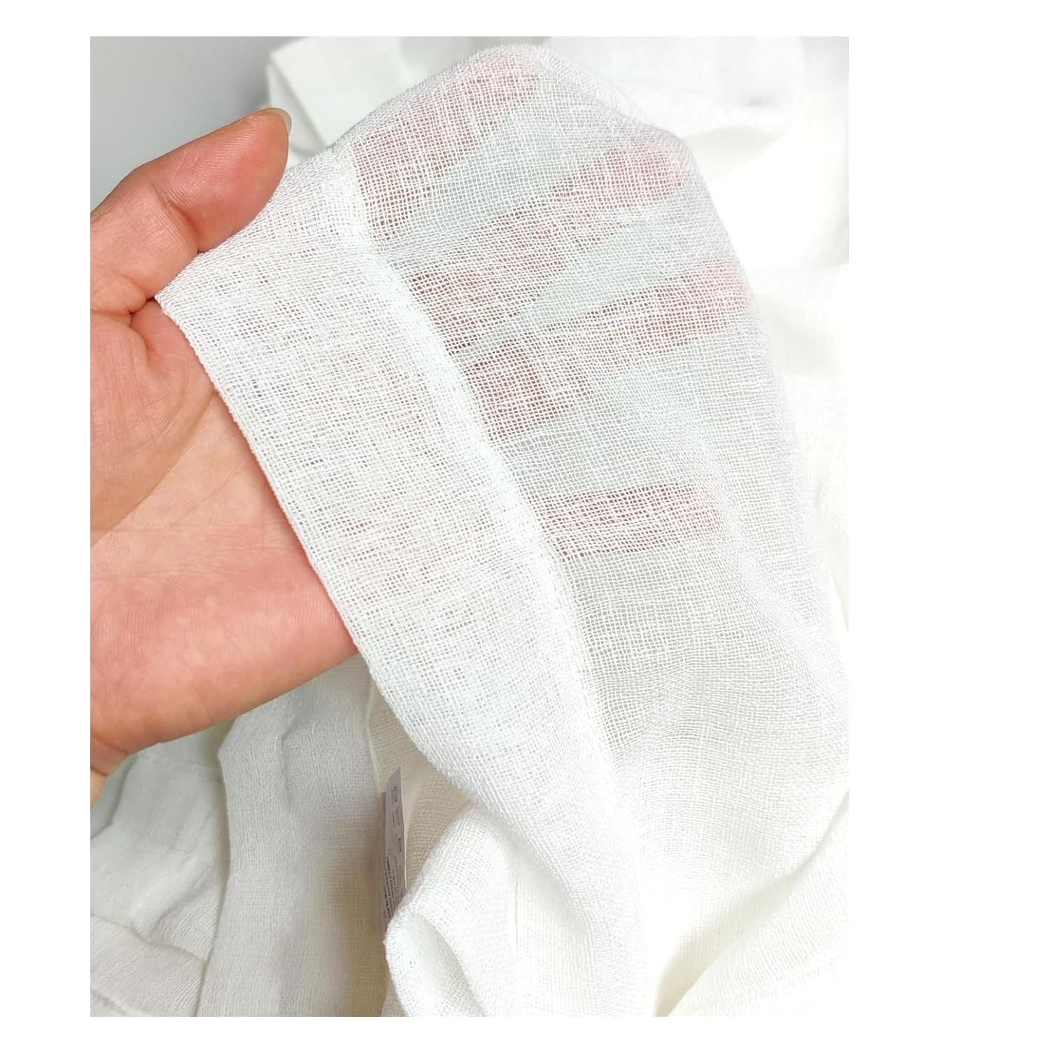 Tende a Pacchetto Misto Lino 2 Pannelli 45X150 Bianco