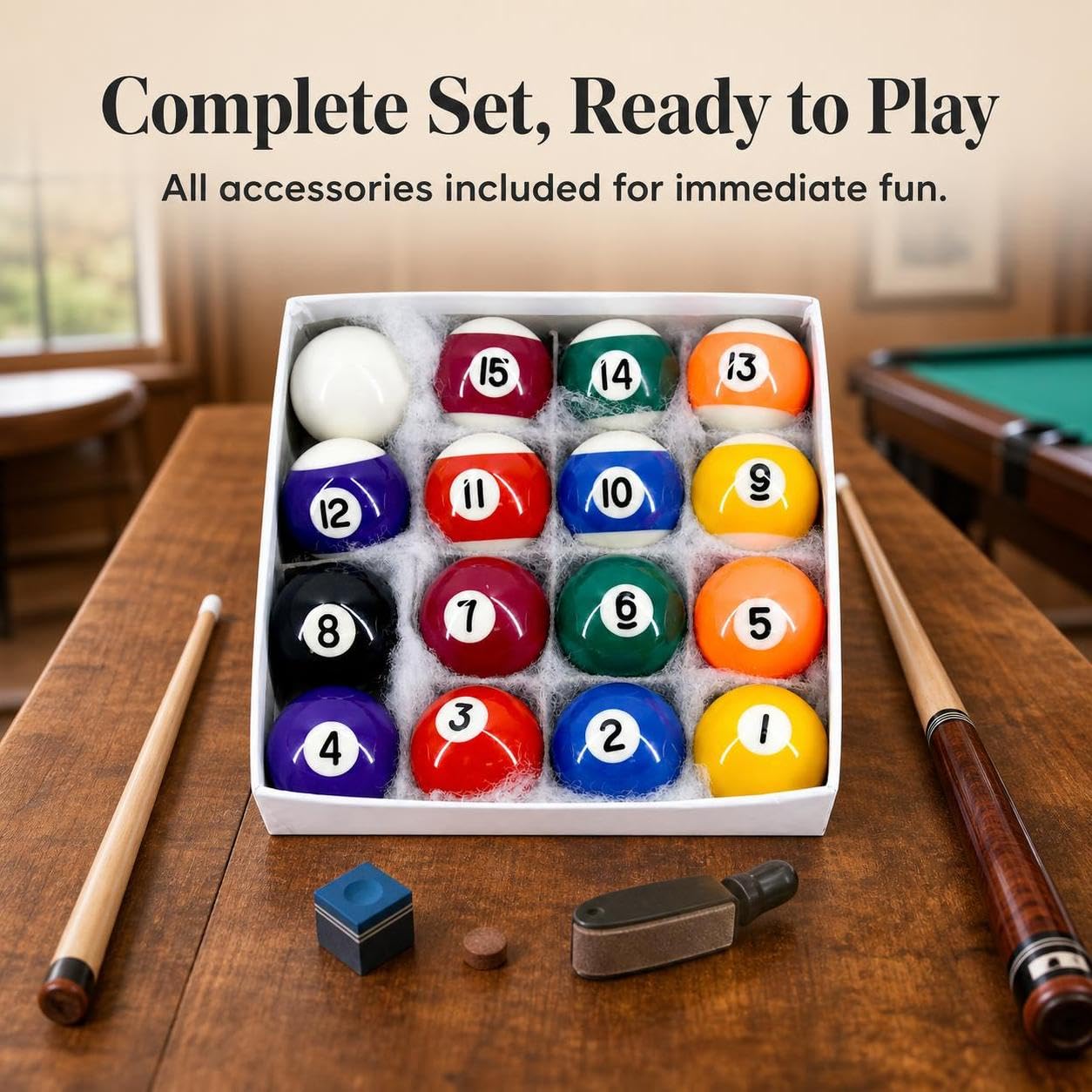 Queue Billard Bois Monobloc 10 mm