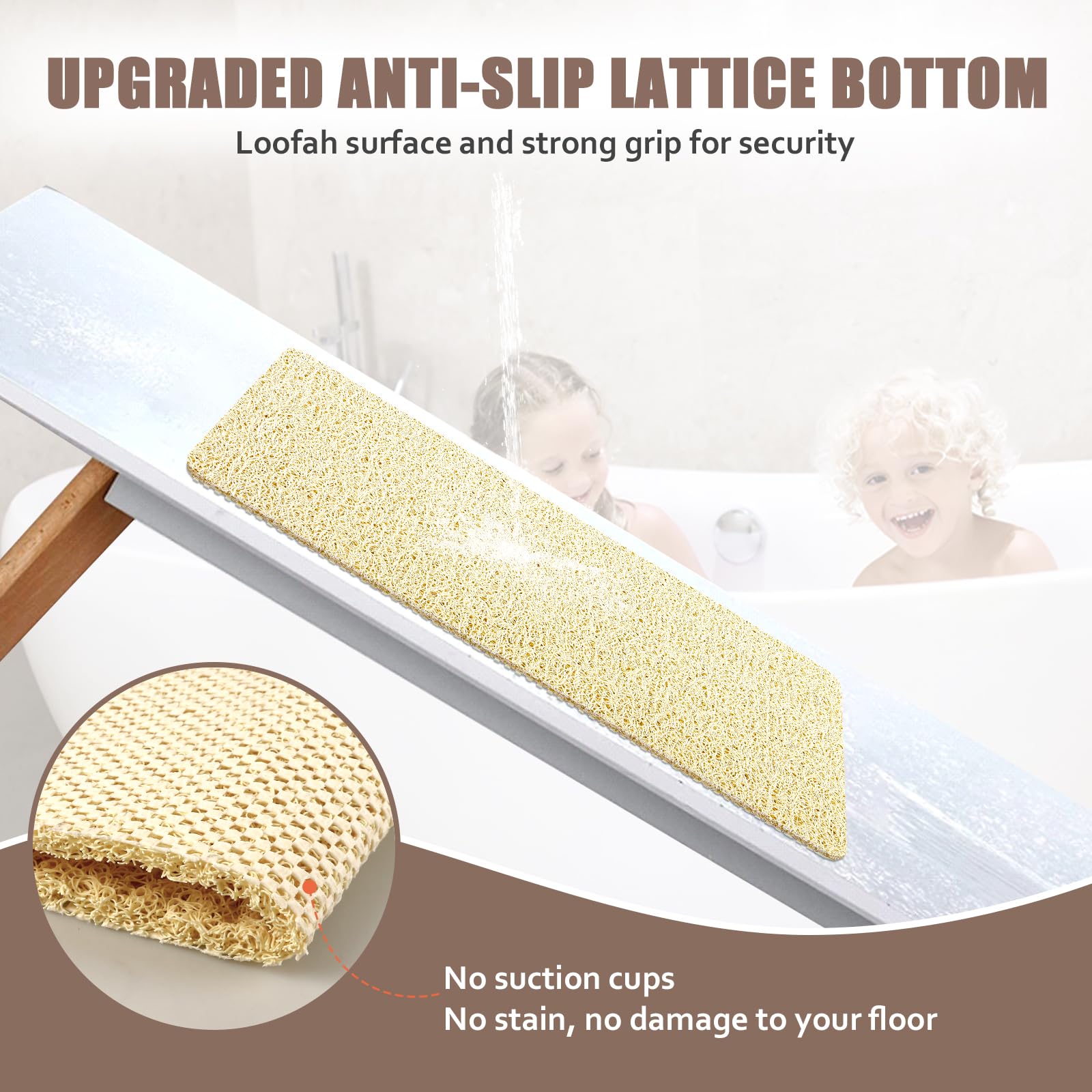 Corner Shower Mat Non Slip: Anti Mould Bath Mat - Image 2