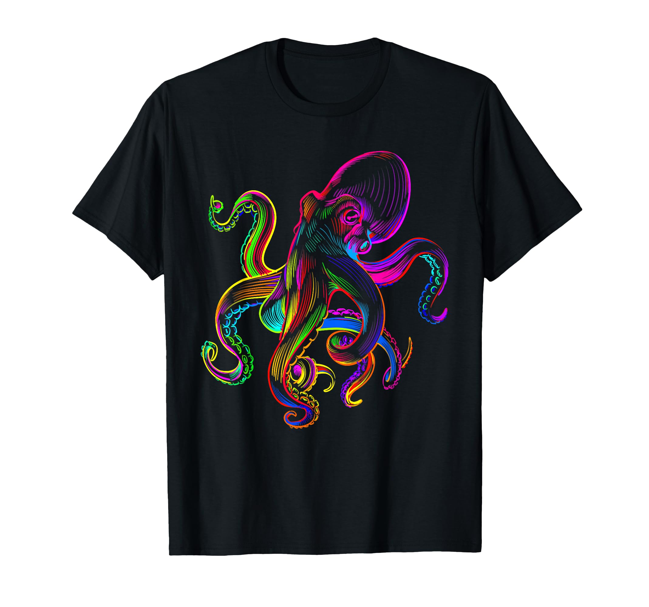 Funny Octopus sea Monster krakens Jellyfishes sea Animals T-Shirt