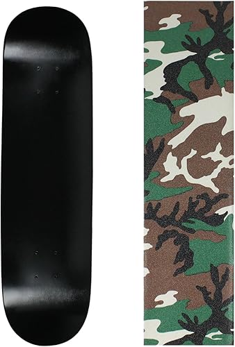 Miniatura 2 de Skateboard Deck Pro 7-Ply Canadian Maple DIP Black with Griptape