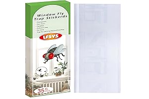 Mosqueda Fruit Fly Traps - 35 XL Window Traps for Maximum Pest Coverage