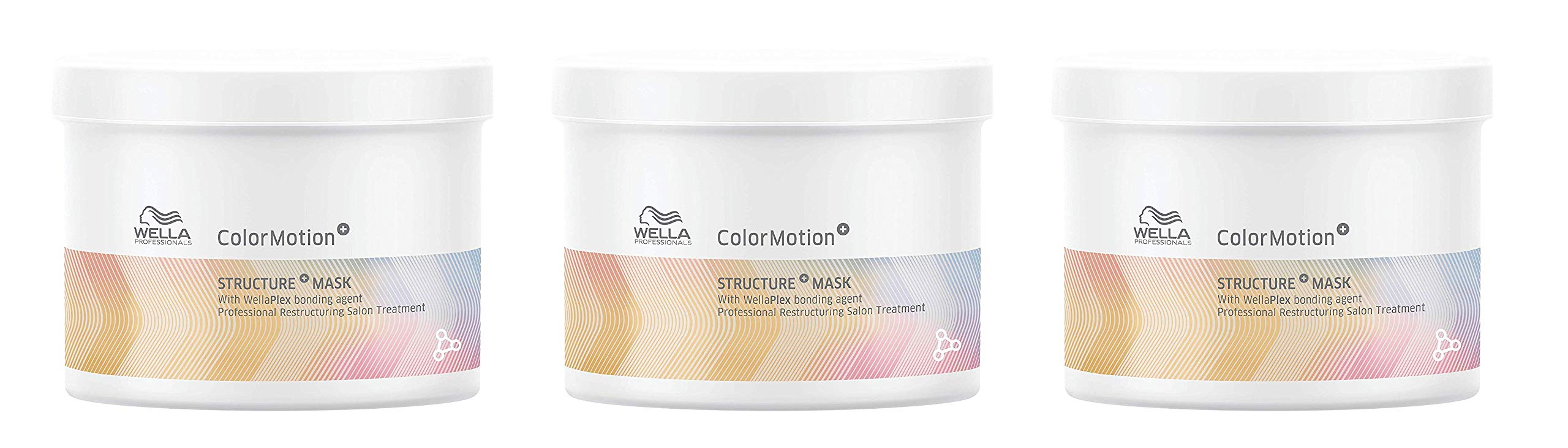 Pack of 3 ColorMotion+ Restructuring Mask 500 ml