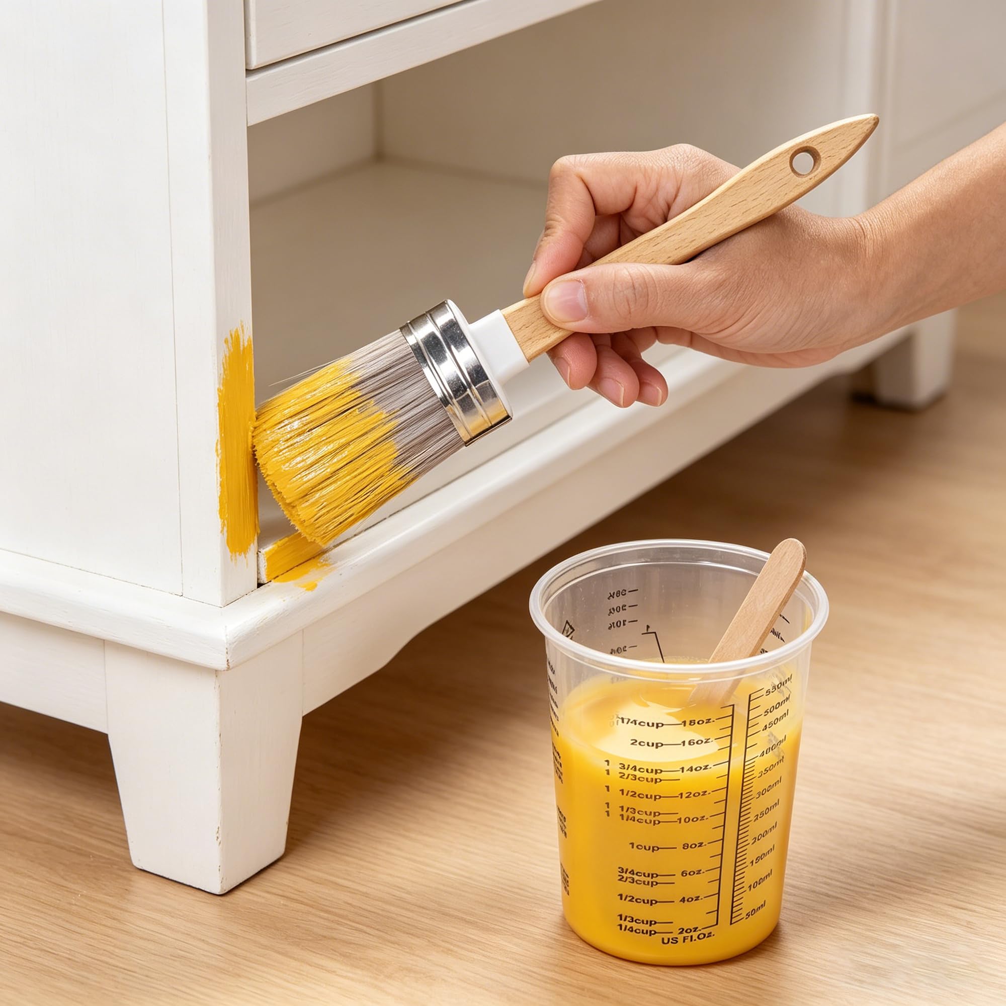Set di pennelli e rulli, 20 pezzi, per mobili e pittura, tutto in uno