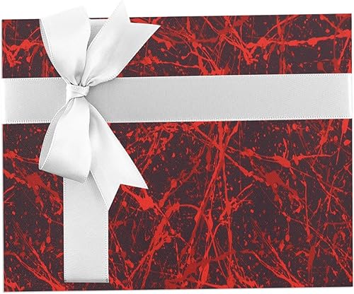 Miniatura 4 de SEWACC 8 piezas de hoja de Halloween de cuero con purpurina de tela Yule papel de regalo con purpurina aretes de Halloween papel de regalo para