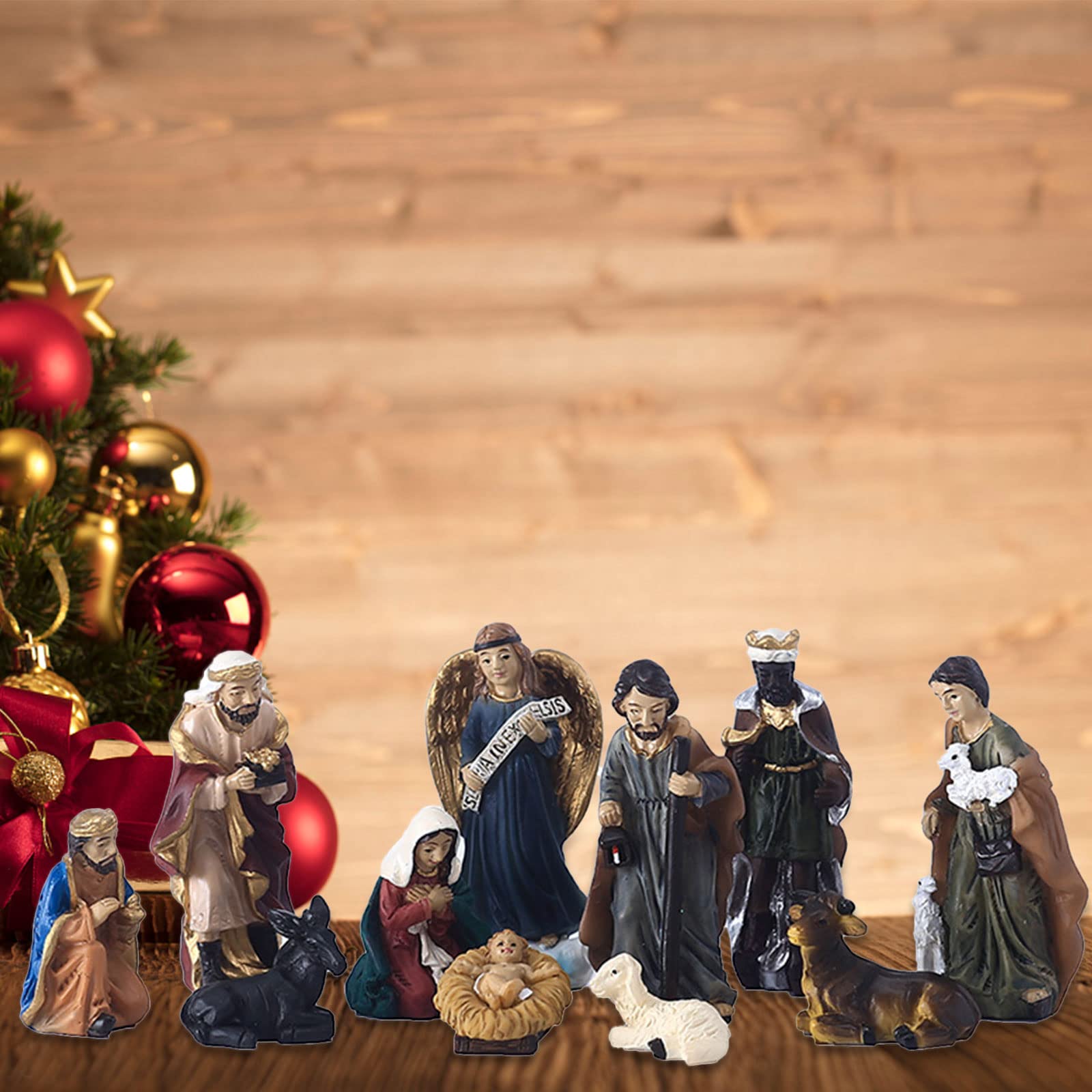 Queens of Christmas 6' Life Size Nativity King Melchior, Green, Purple, Red