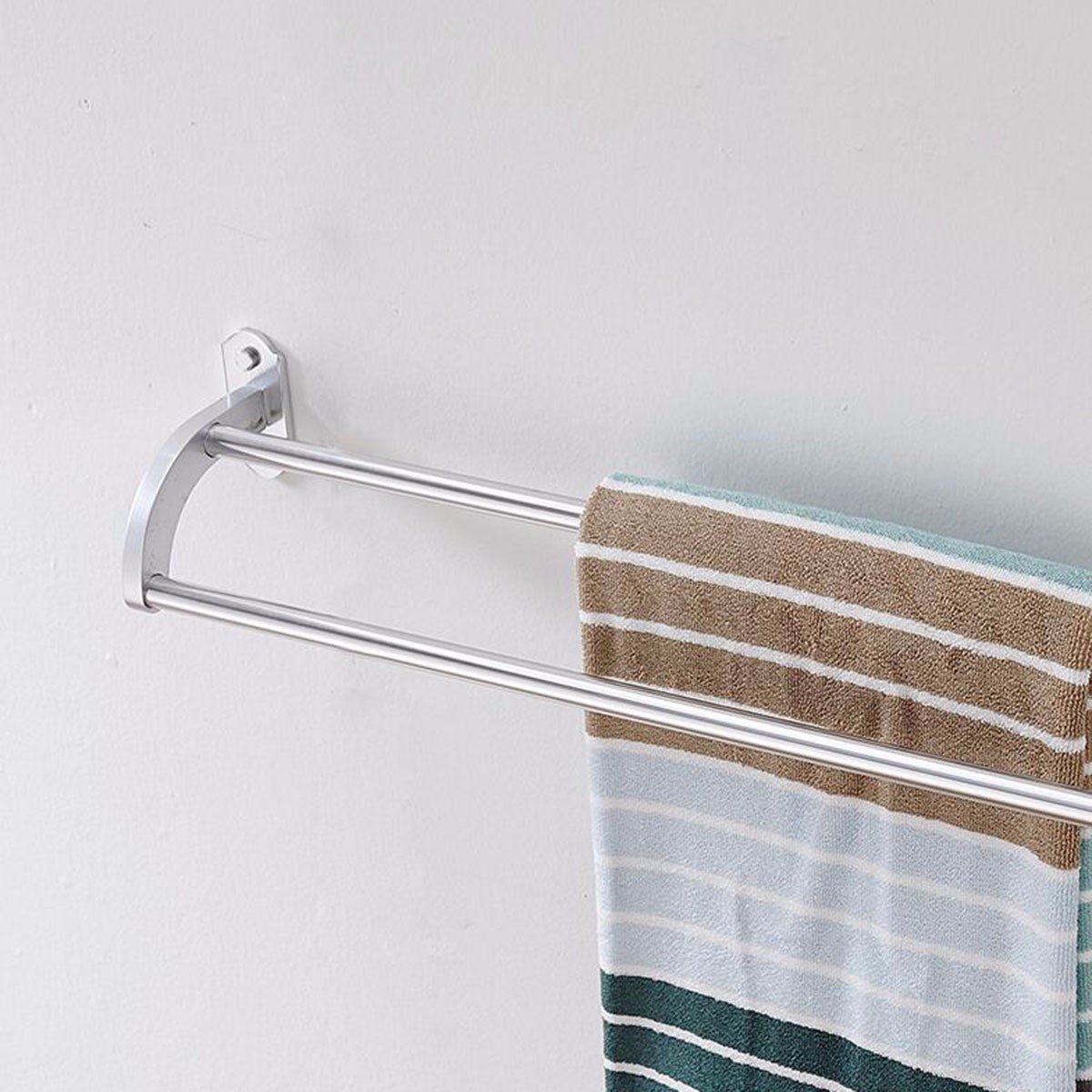 Handtuchhalter Bad Bügel Toilette Raum Aluminium Handtuchhalter Handtücher Handtuch H?ngen Zwei Rod 60Cm,60