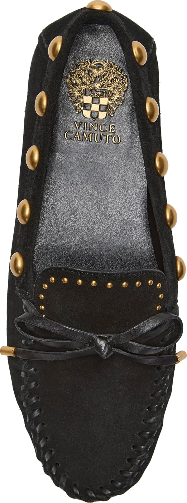 Vince Camuto Women Sennett Studded Mocassin Black 8 Medium by Vince Camuto - Image 5
