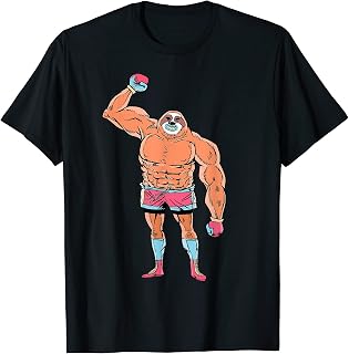 Muscle Sloth Boxer Boxing Fitness T-Shirt