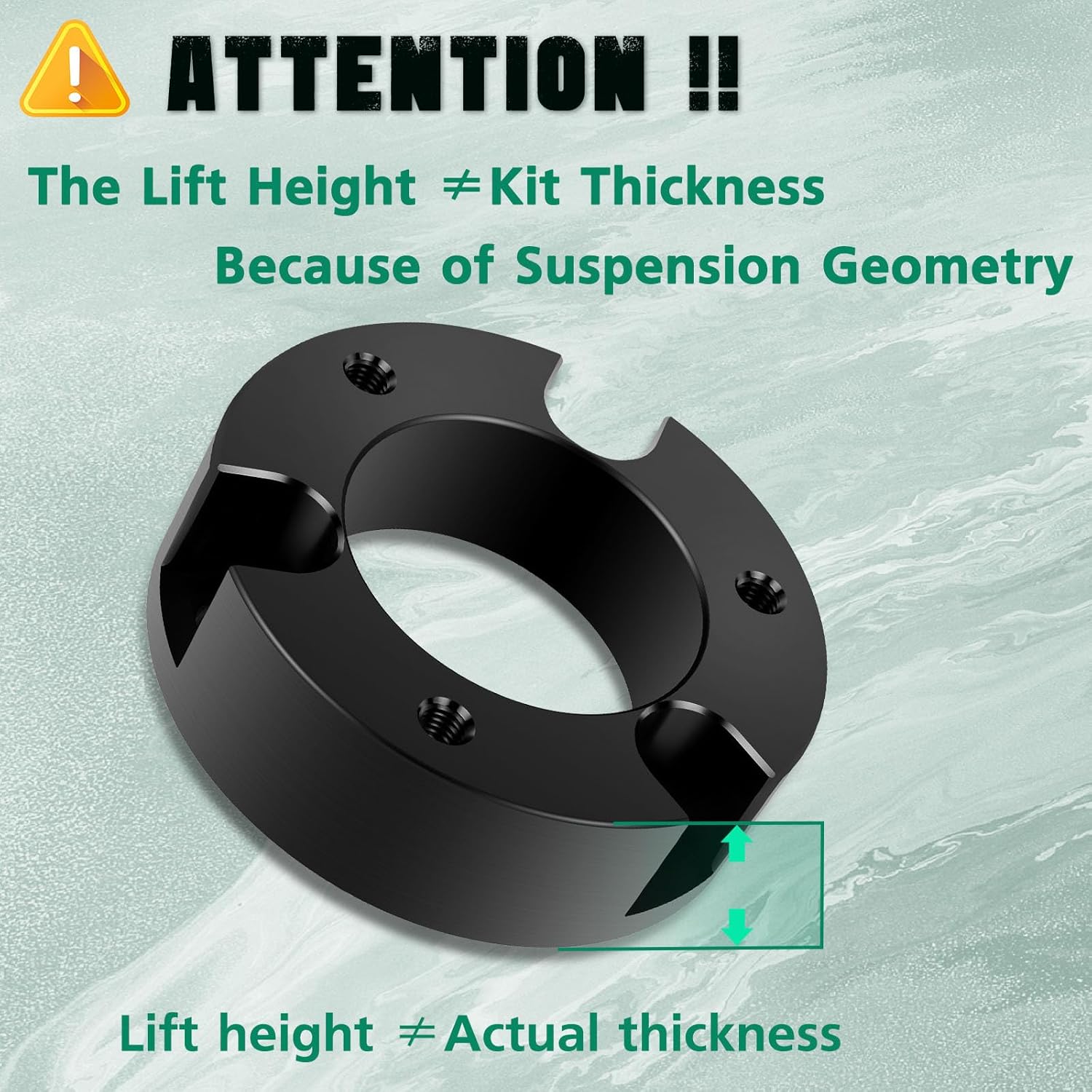 SCITOO Lifts 3 inches Front and 3 inches Rear Suspension Strut Spacers for Toyota Tundra Full Leveling Lift Kit