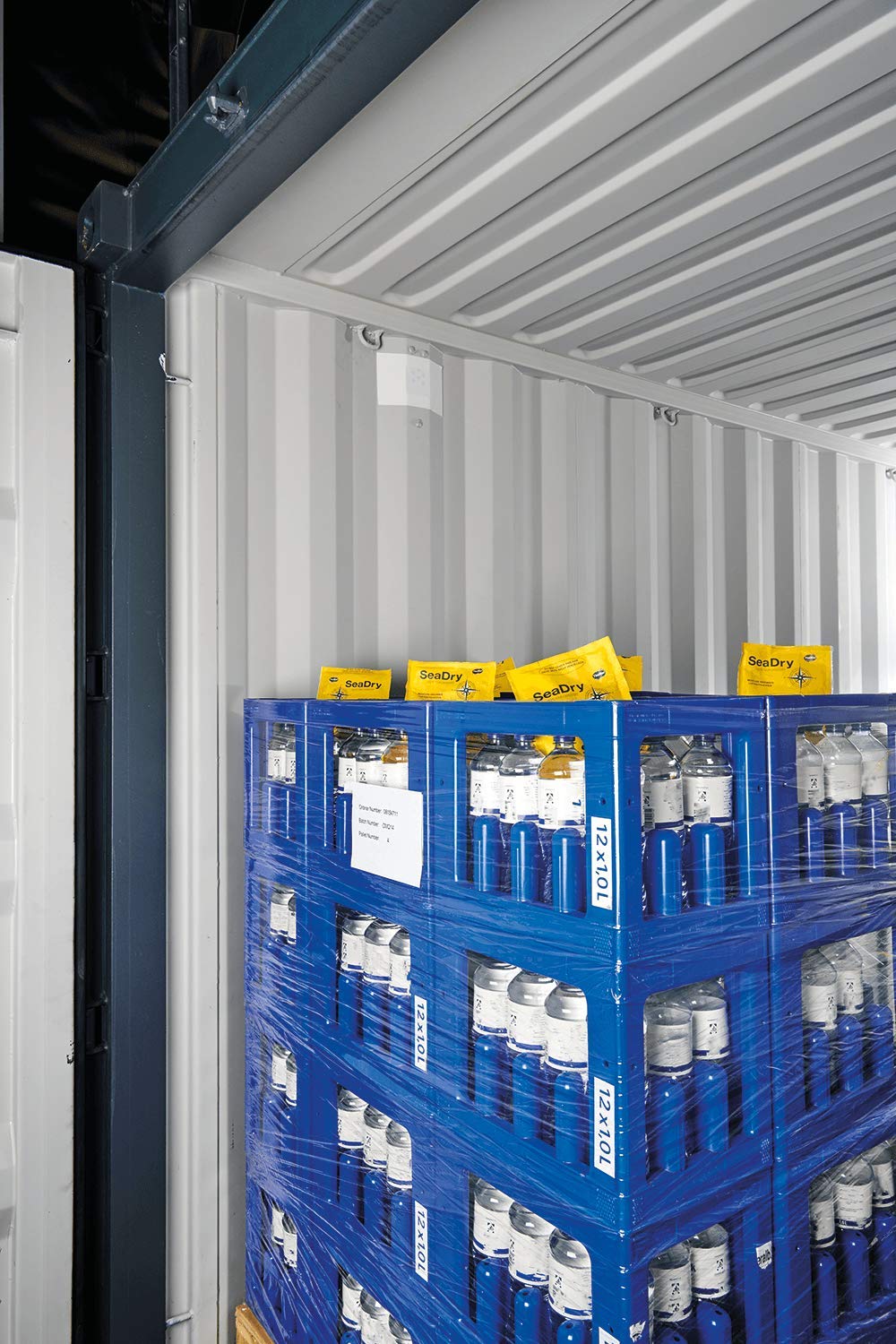 Container-Trockenmittel 100 x 125 g | Trockenmittelbeutel für flexible Verteilung | Feuchtigkeitsschutz bei Transport und Lagerung