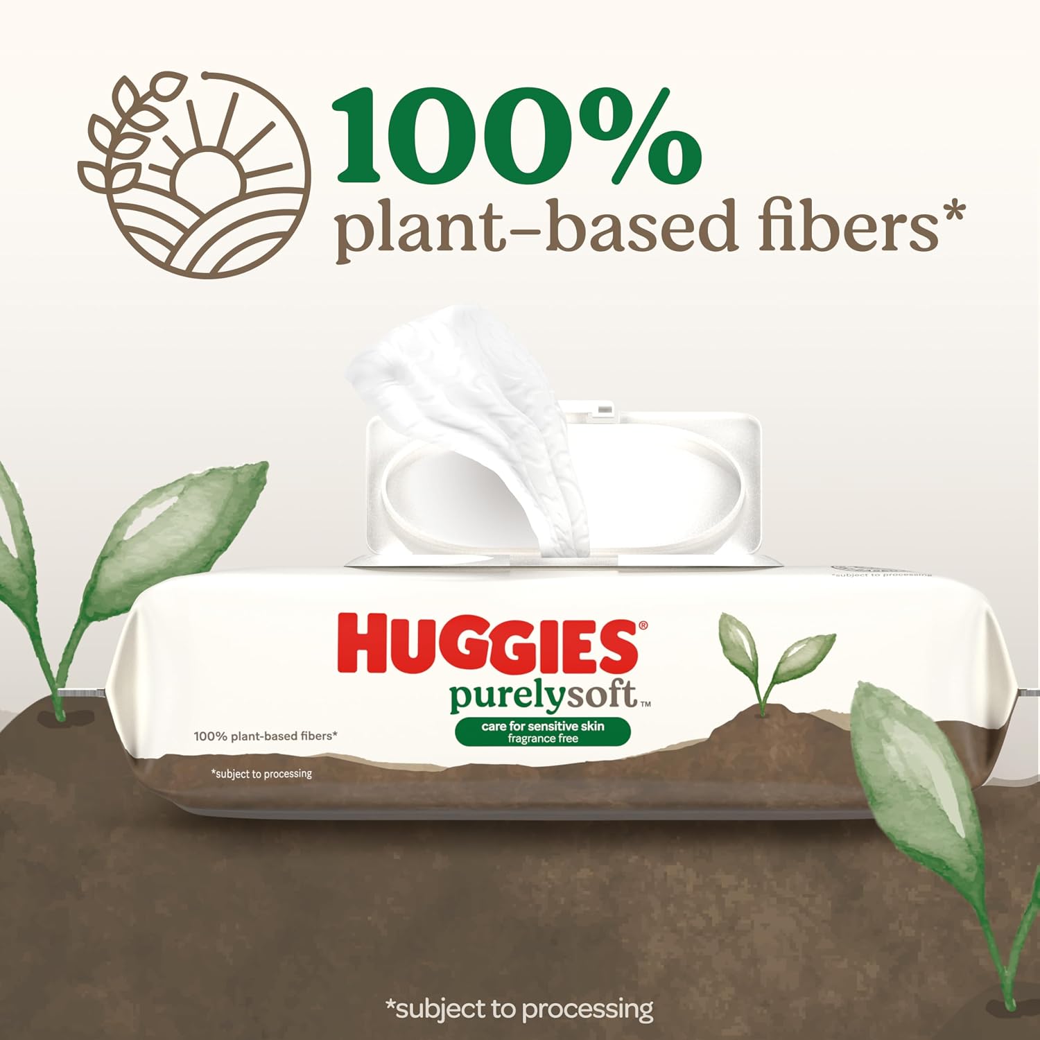 Huggies PurelySoft Baby Wipes, Unscented, Hypoallergenic, 700 Count (10 Packs of 70)