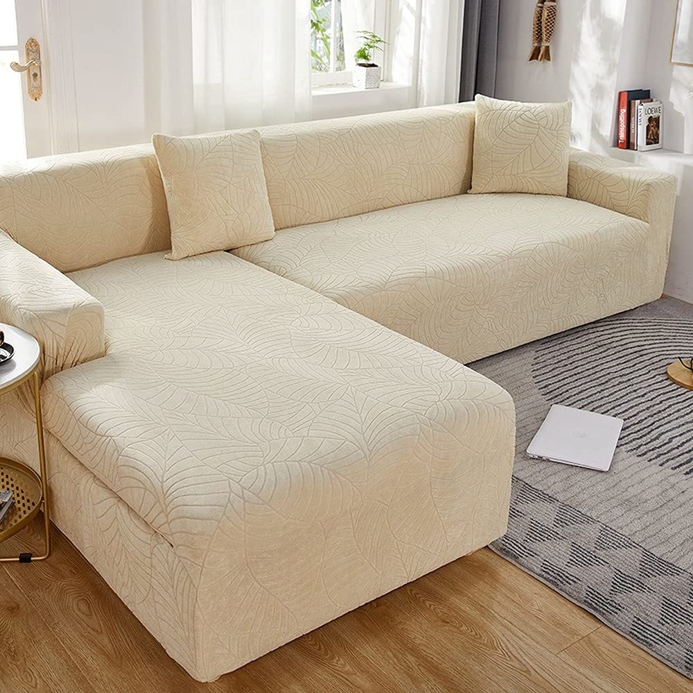 Housse de canapé imperméable beige pour préserver la douceur de vos moments chez vous