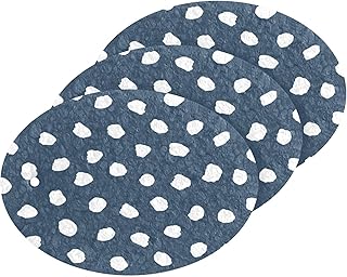 susiyo Spots Ink Dots Blue Scrub Sponges Multi-Use Scrubbing Sponge for Cleaning Kitchen Washing Dishes & Bathroom (Set of 3)