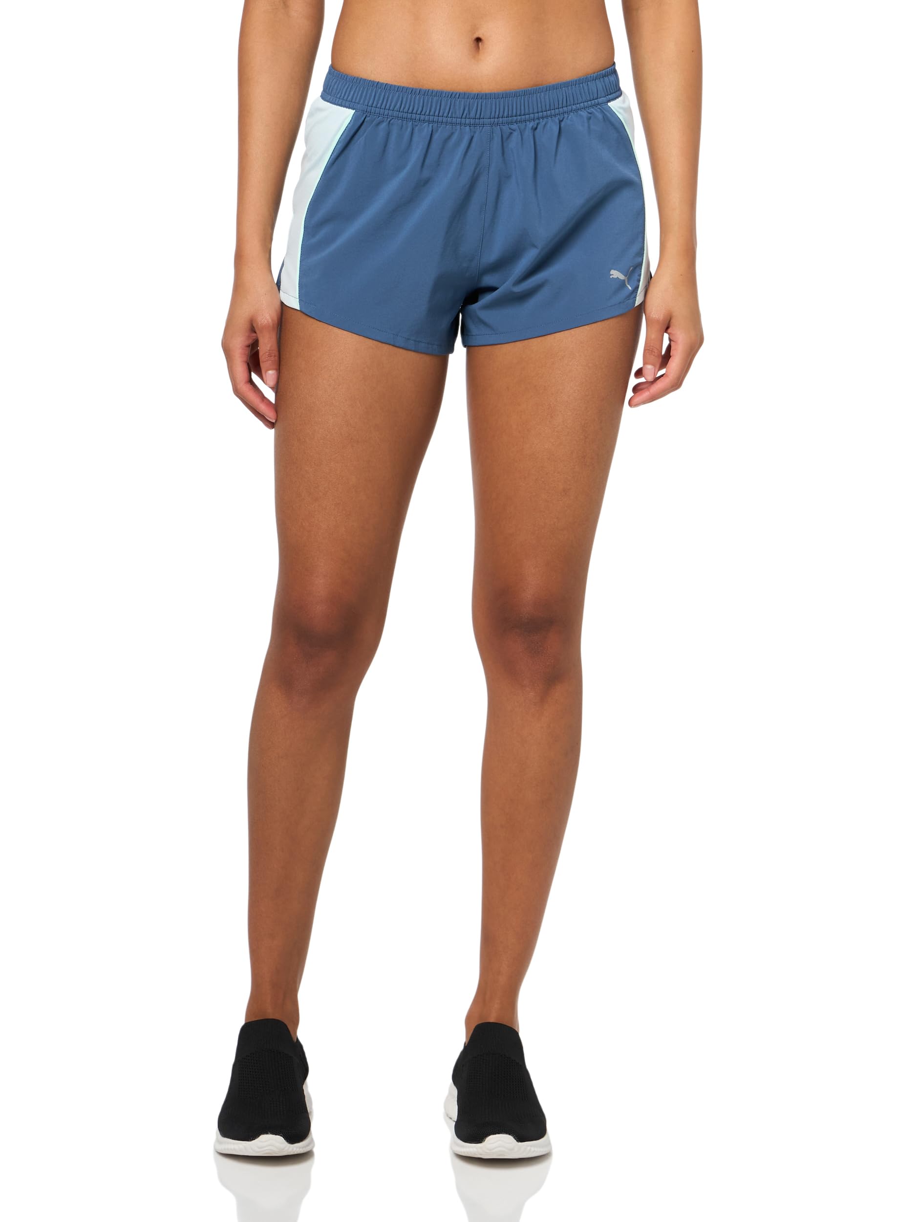 Puma Women's Dark Indigo Ah25 Run Favorite Velocity 3" Shorts (Available In Plus Sizes), M