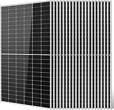 SUNGOLDPOWER 20PCS 550W Solar Panel on one Pallet,UL61730,18BB Monocrystalline Grade A Cell,High Efficiency,Rigid,Ideal for Rooftop,Energy Storage,on/Off Grid System CEC Listed(Total 11000W)