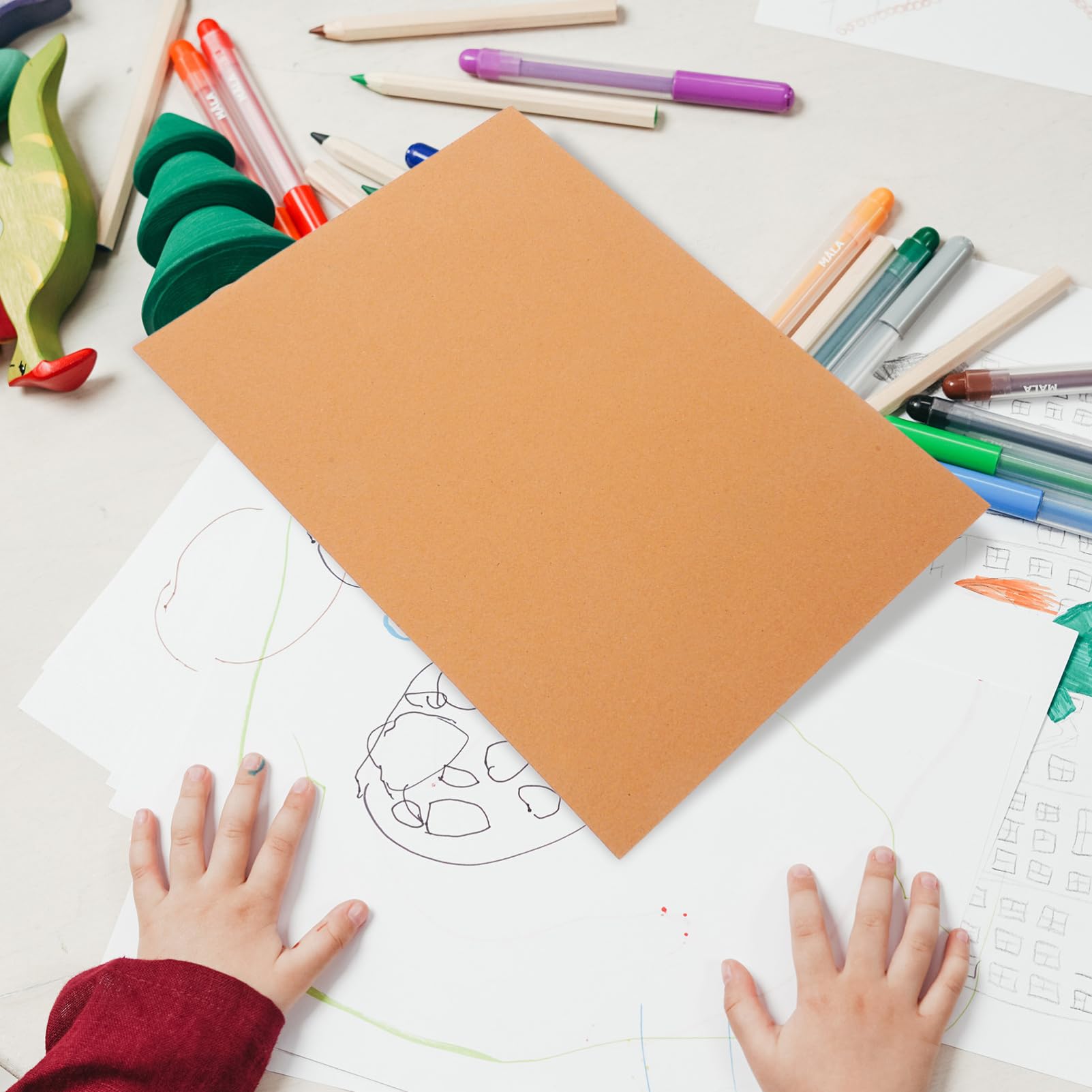 Holibanna 100 fogli Carta Origami Carta per Fai da Te Attività Creative per Scuole e Laboratori Materiale Sicuro e Facile da Usare