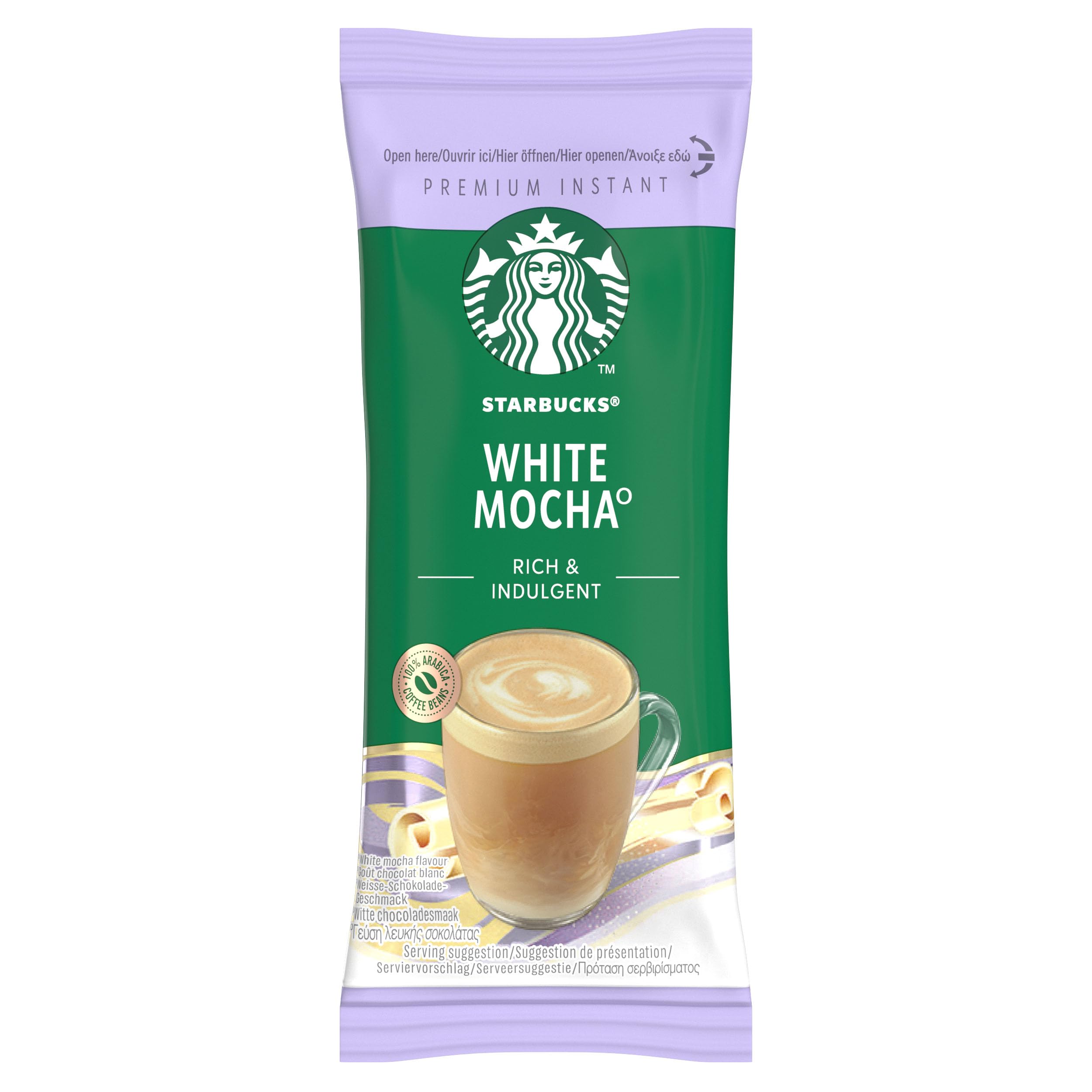 STARBUCKS White Mocha Spécialités Instantanées Gourmandes 12 x 5 (60 Sachets)