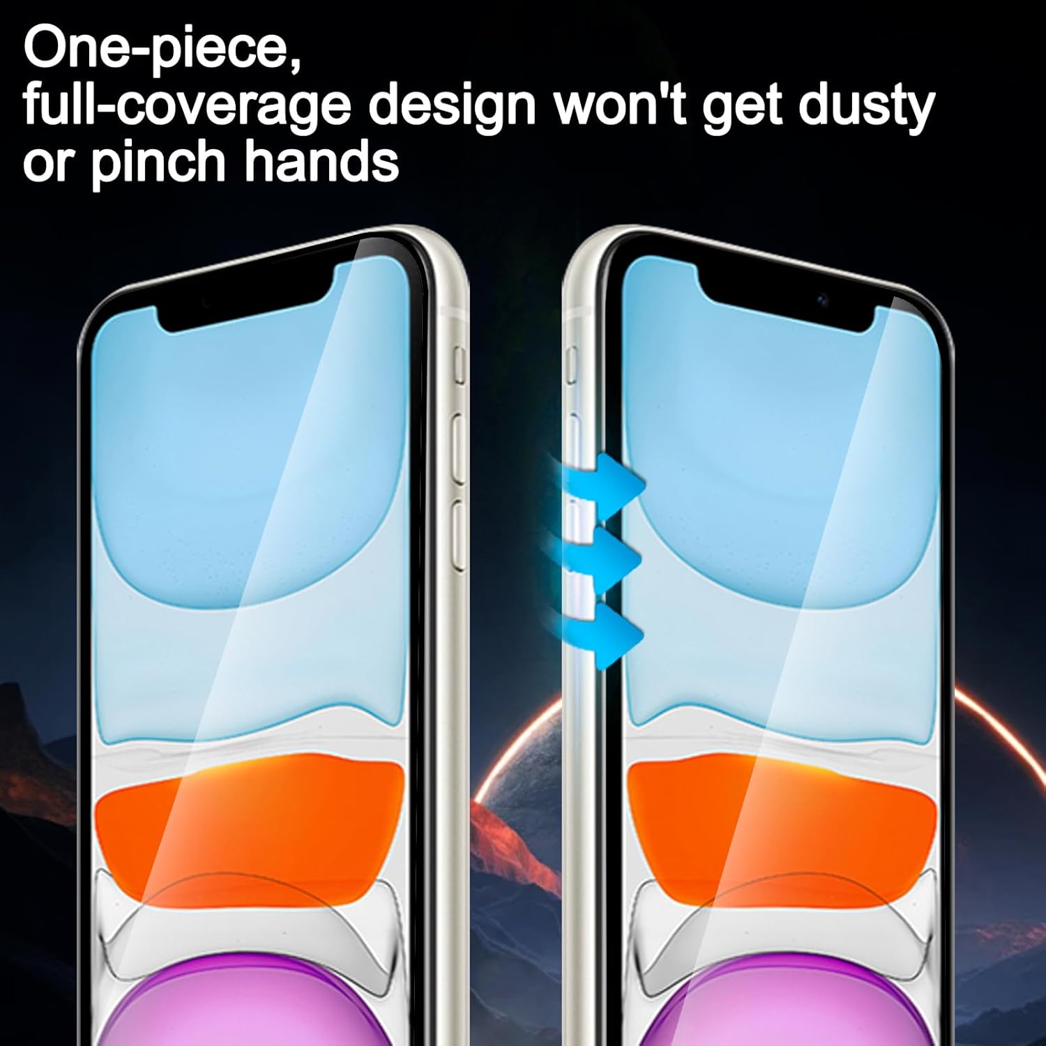 Glass Screen Protector for iPe 11 6.1 inch[][Easy Installat], Cera