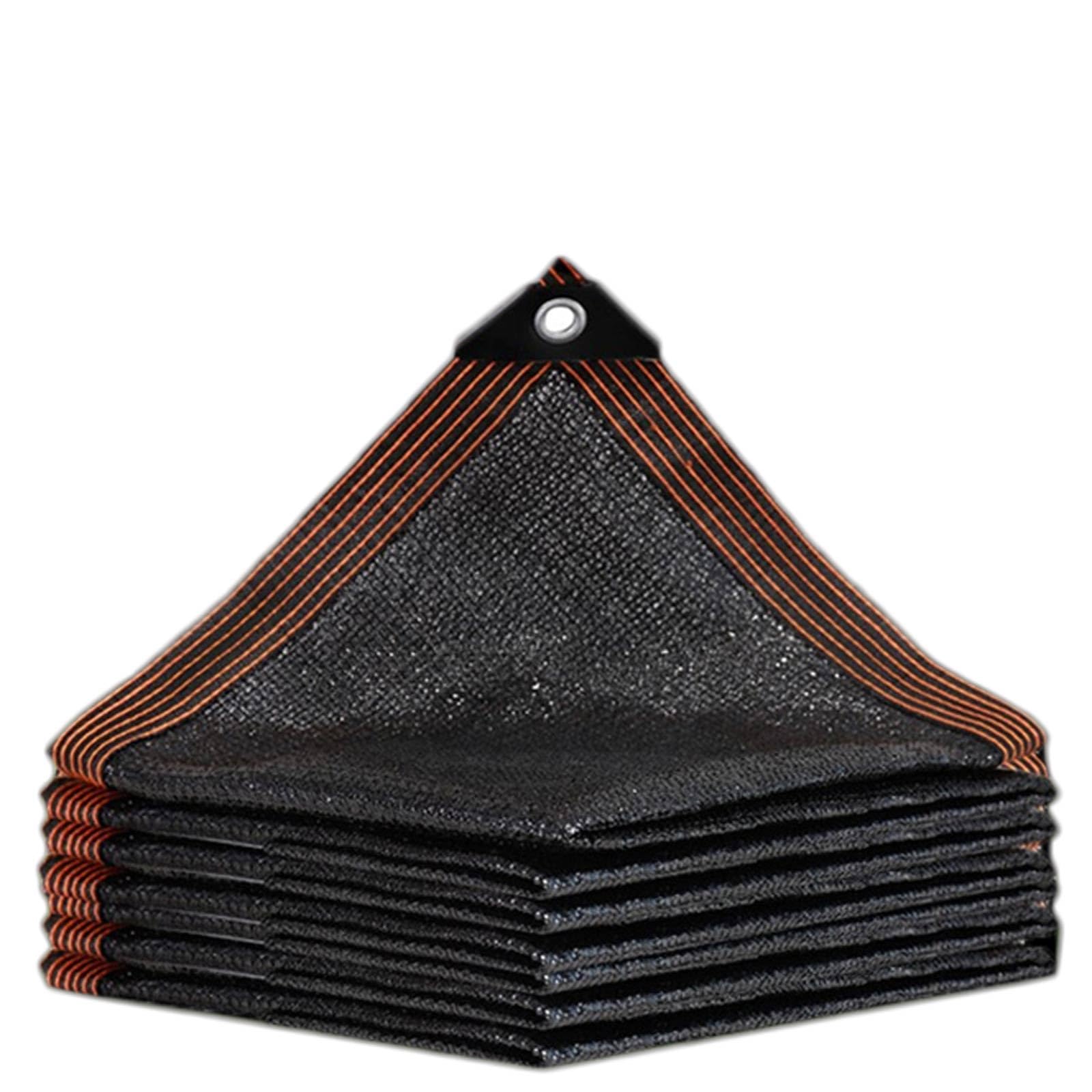 Filet anti chaleur 10x10m noir pour ombrage de pergola et grande serre de jardin