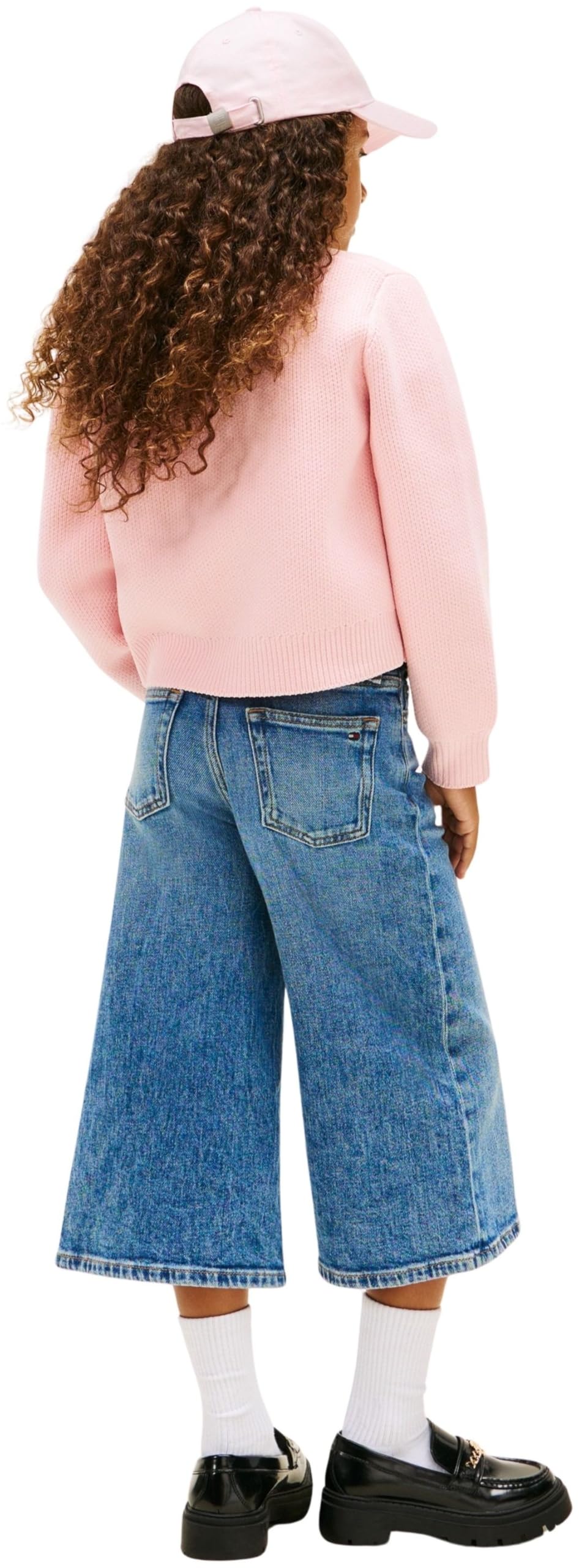 Tommy Hilfiger Chaqueta de Punto Chicas Cardigan Chenille con Botones, Rosa (Duchess Pink), 12 Años
