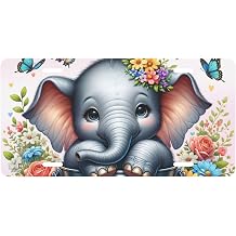Elephant Front License Plate Car Designs Stainless License Plate Holder