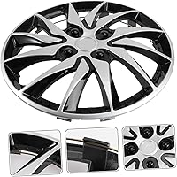 Vista 3 de Tapacubos de repuesto de 14 pulgadas para cubo de automóvil, accesorio de repuesto con diseño duradero que protege las ruedas fácil de limpiar