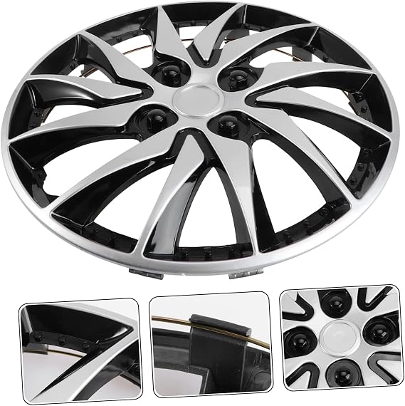 14 Inch Hubcap Replacement Wheel Decorative Cover for Car Hub Auto Refit Accessory Protects Wheel Easy to Clean 1 Pack