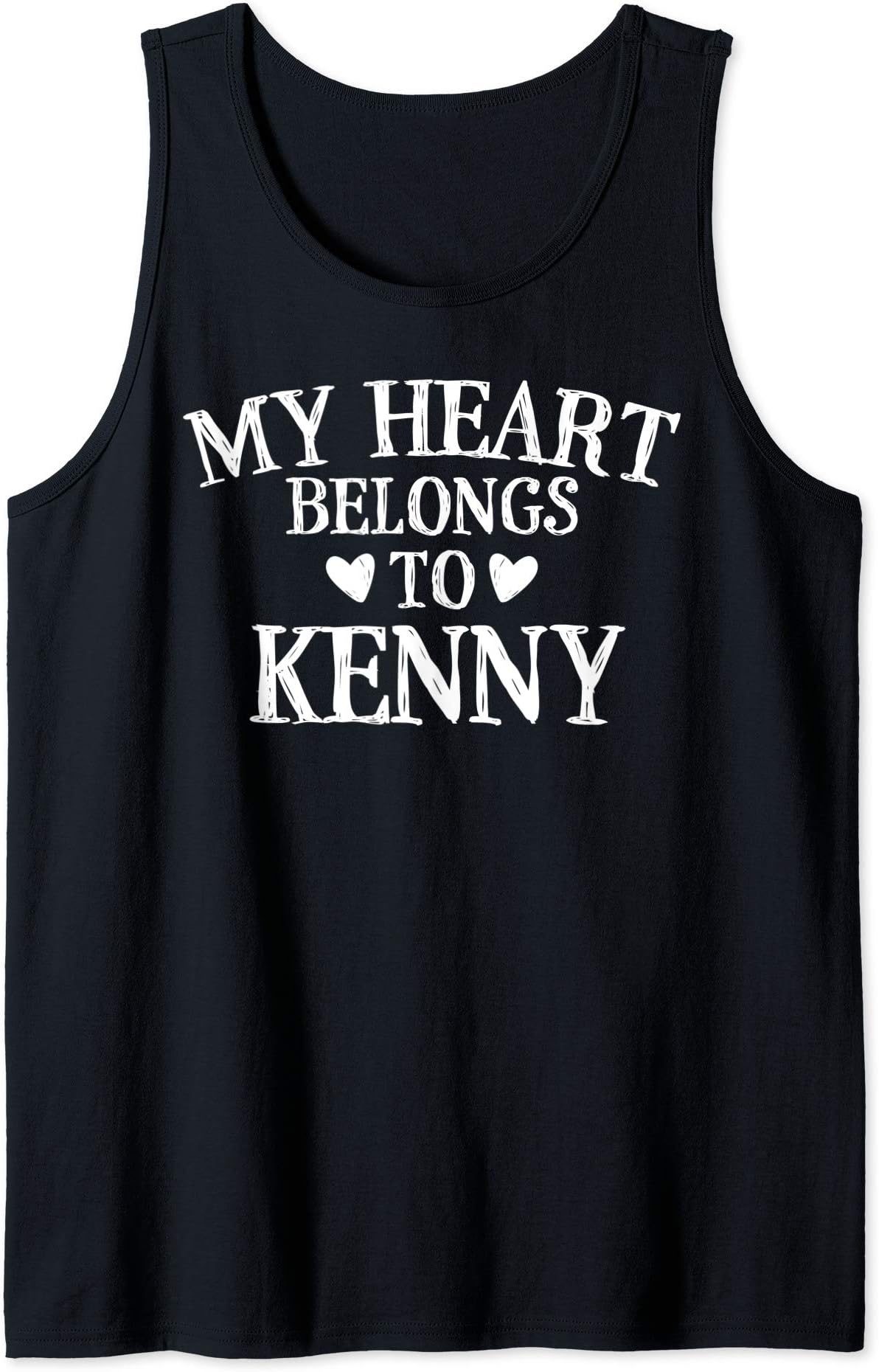 I Love Kenny - Design for Women Who Love KennyKenny - My Heart Belongs To Kenny - Kenny Lover Tank TopOEKO-TEX STANDARD 100
