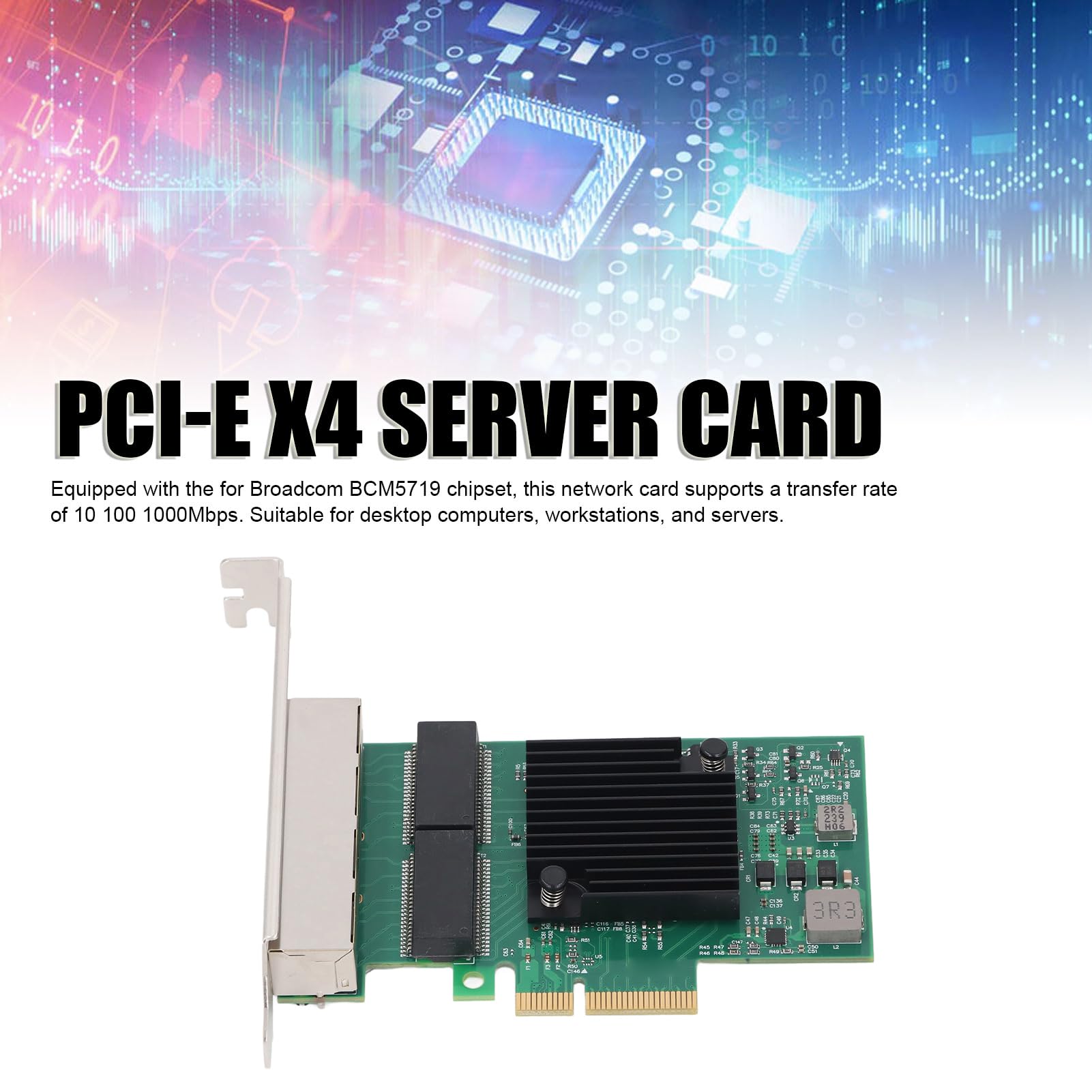 Cryfokt Adattatore di Rete Gigabit Ethernet con gestibilità Migliorata per Wins Server