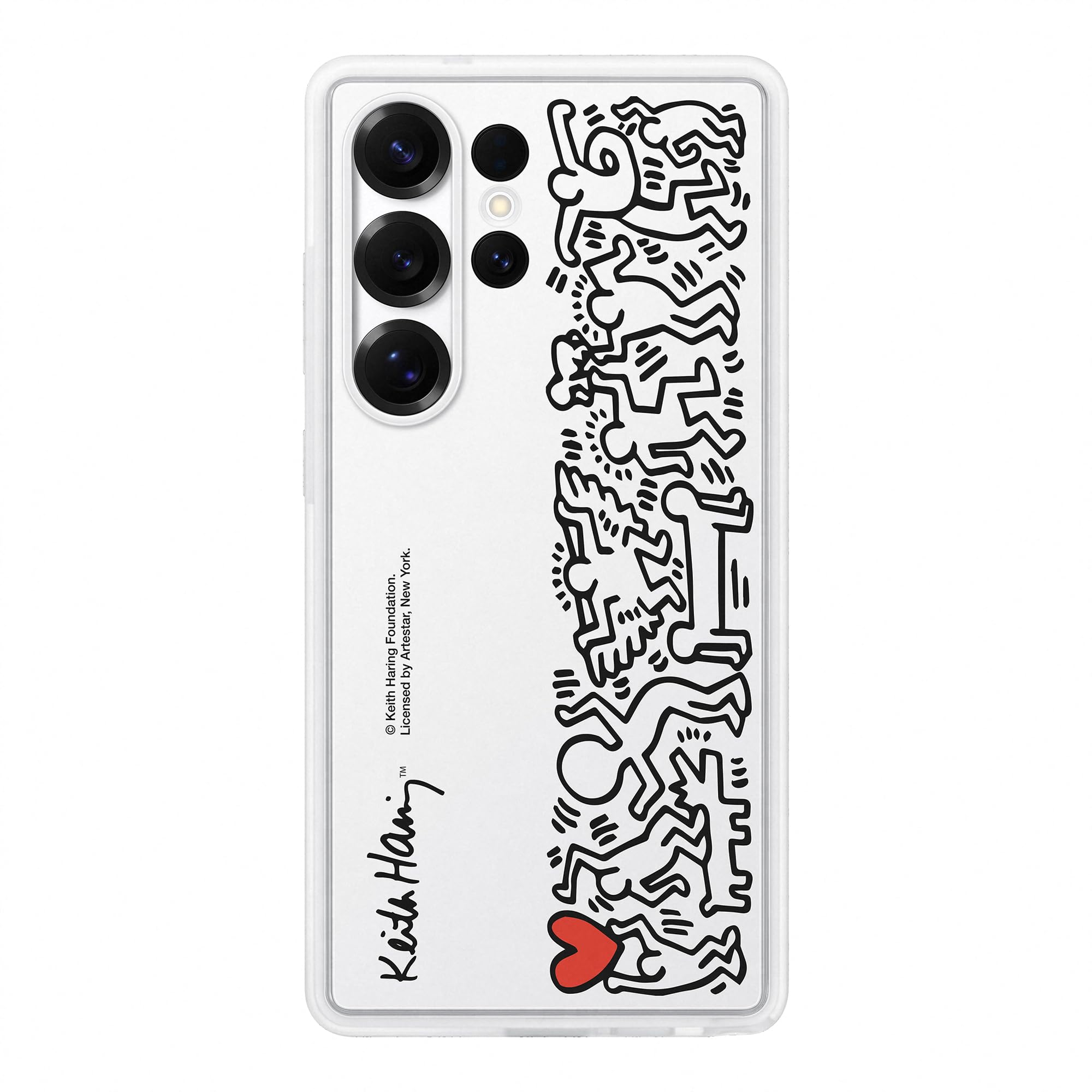 OFFICIAL GENUINE SAMSUNG GALAXY S25 ULTRA FLIPSUIT KEITH HARRING CASE COVER