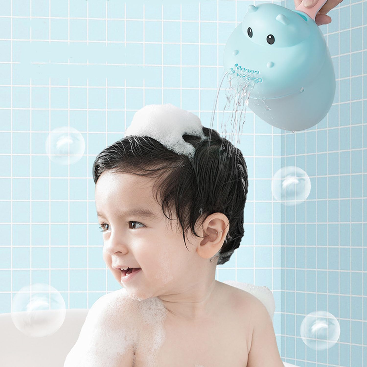 3-teiliges Baby-Badeset, Baby-Duschhaube, Hut, Shampoo-Tasse und Duschschwämme, Haarwäsche, sicheres Shampoo, Dusche, Badeschutz, Kopf, Augen, Ohren, Shampoo-Kappen für Kleinkinder, Babys, Kinder