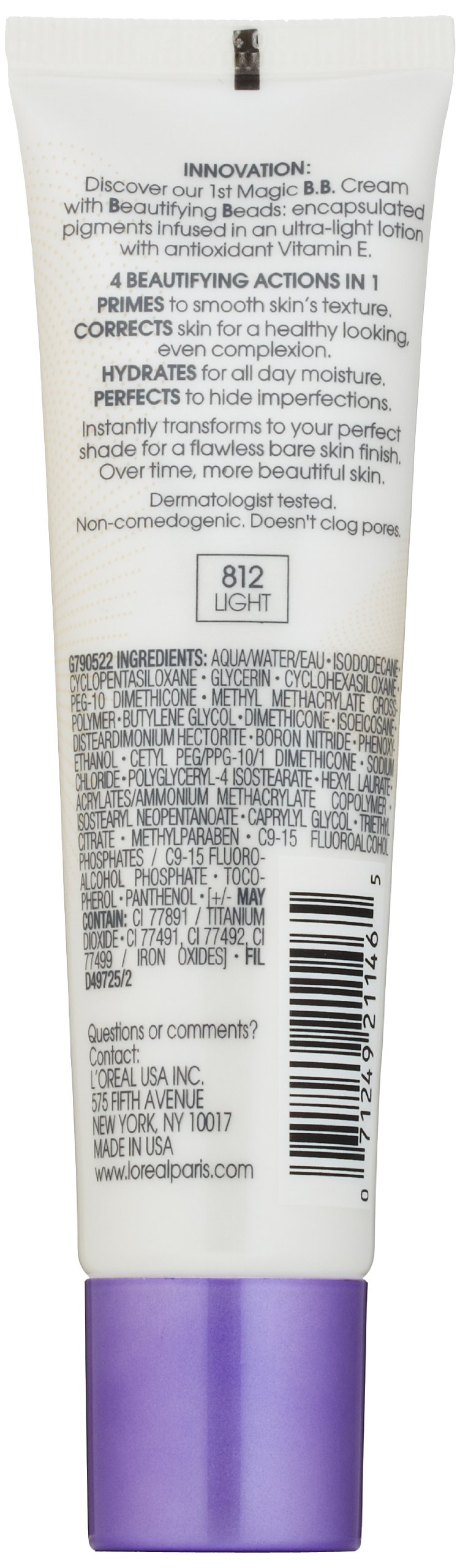 L'Oréal Paris Magic Skin Beautifier BB Cream, Light, 1 fl. oz.