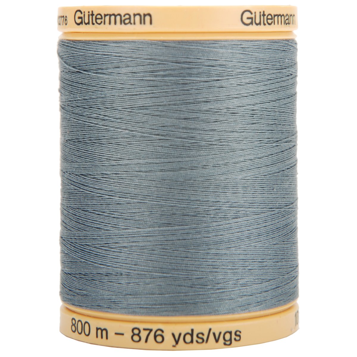 Gutermann 27153 Solid Natural Cotton 876 Yards Stormy Grey — image 1