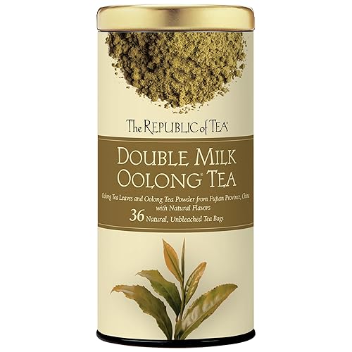 The Republic of Tea — Double Milk Oolong Tea Tin,
