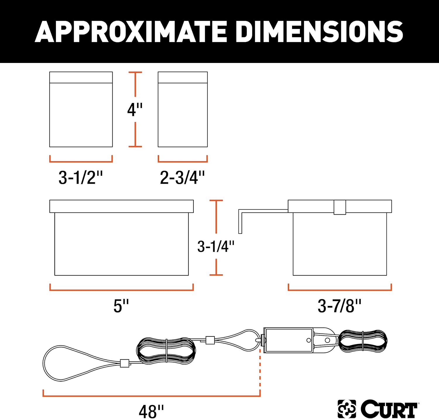 Curt Manufacturing 52026 Softtrac II Breakaway Kit
