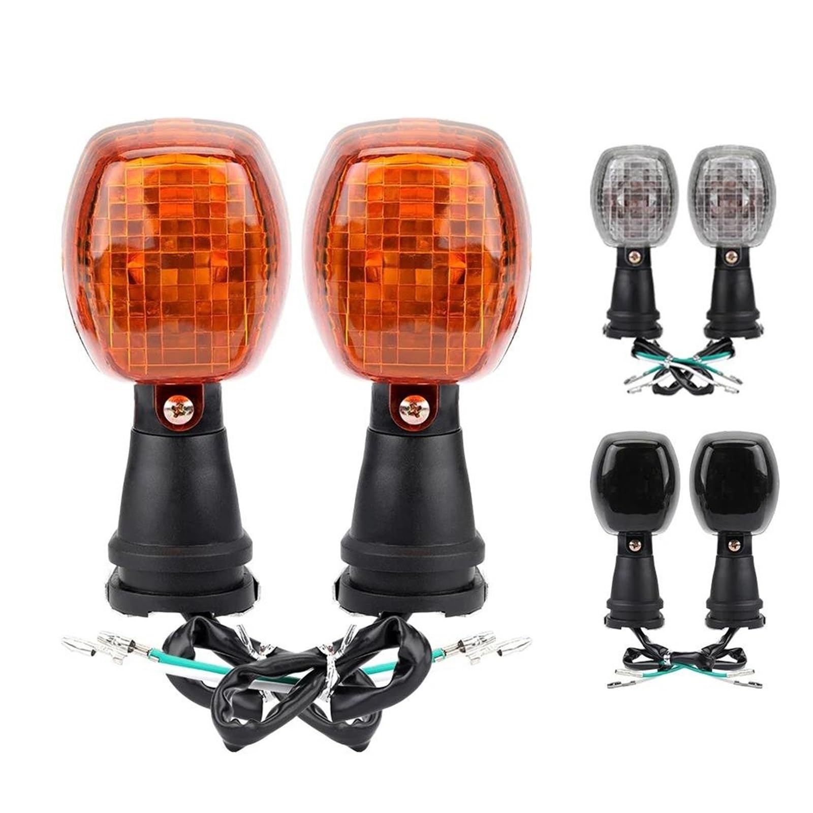 Indicatore Luce Indicatori Di Direzione A LED Anteriori Per Moto Per Per NINJA 250R 500R Per GPZ 500/S 1100 Componenti Per Lampade Indicatori Direzione Frecce Moto