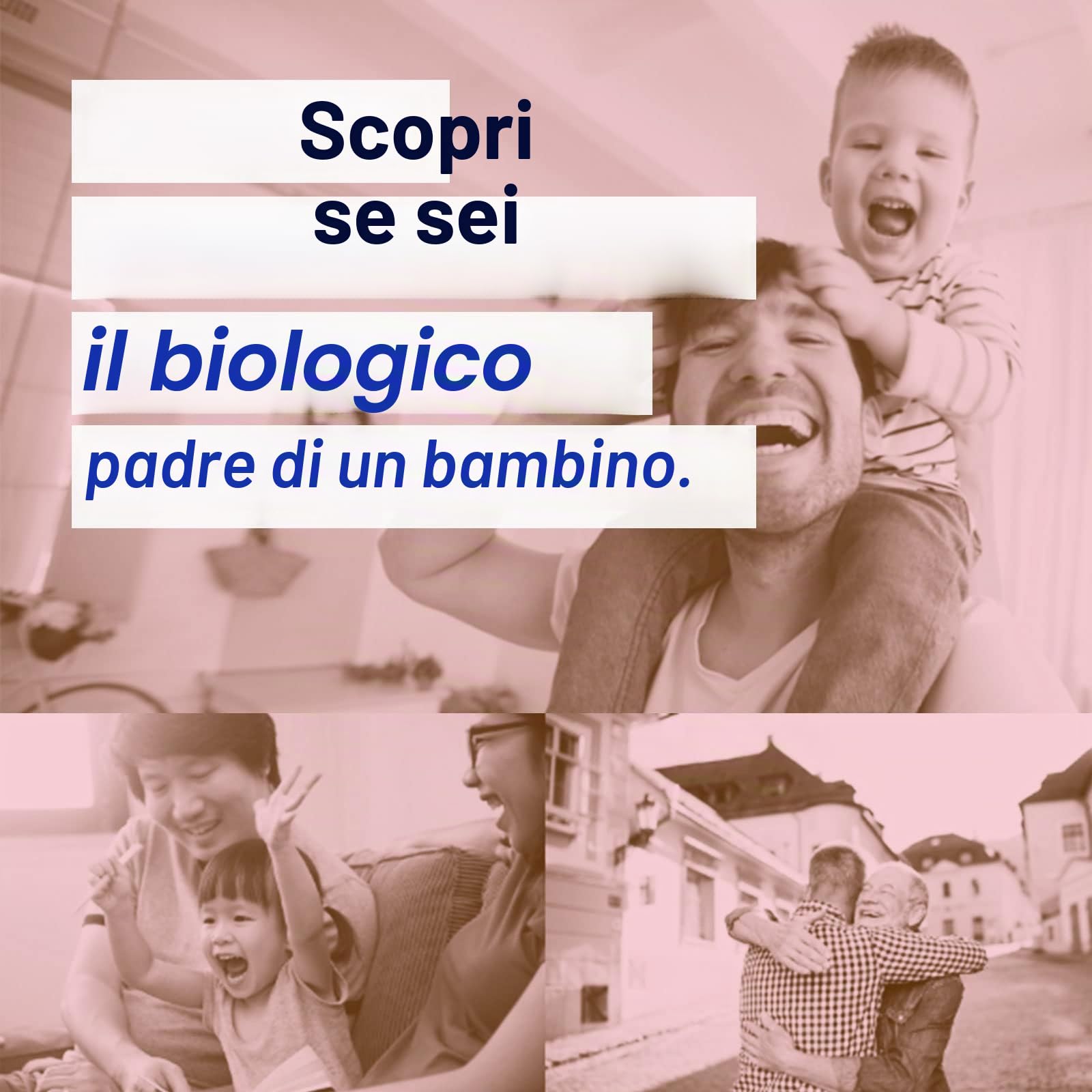 Labs - Kit di test per la paternità del DNA, risultati in 1-3 giorni lavorativi, spedizione di ritorno gratuita da SecuriGene Labs