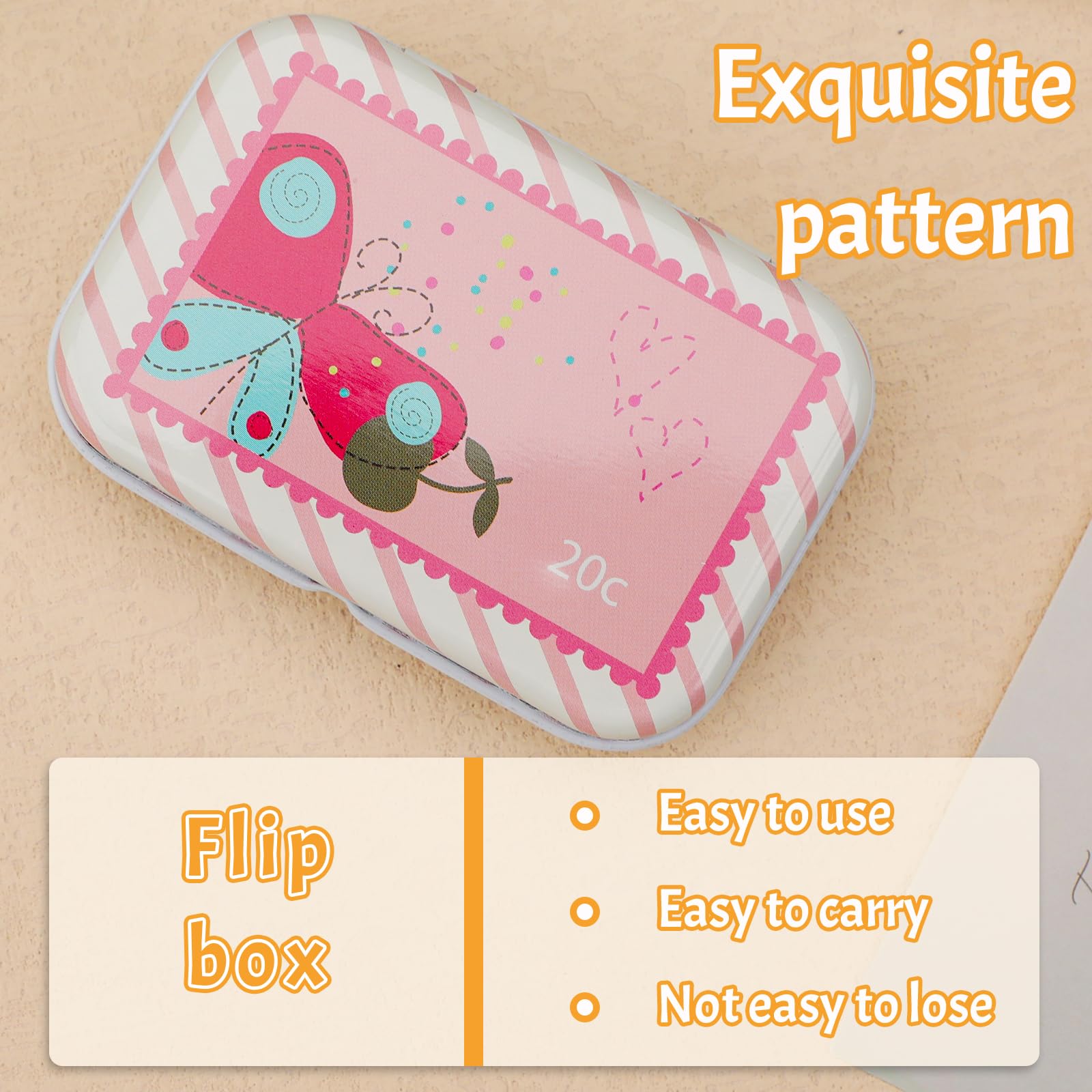 Jmuiiu Lot De 80 Marqueurs De Point En Métal, 4 Styles Colorés Pour Crochet, Vêtements, Loisirs Créatifs Avec Boîte De Rangement