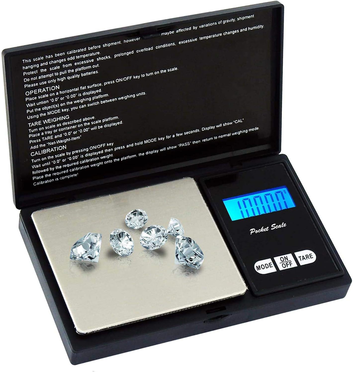 Mini Electronic Digital Pocket Scale Jewellery Weighing Scale 0.1G To 500G-image-36