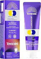 TOYADENT Pasta de Dente Roxa Clareadora e Reparadora 90g, Hálito Fresco, Com Flúor, Sabor Rum e Hortelã, Suave e Sem Aditivos, 1 Unidade