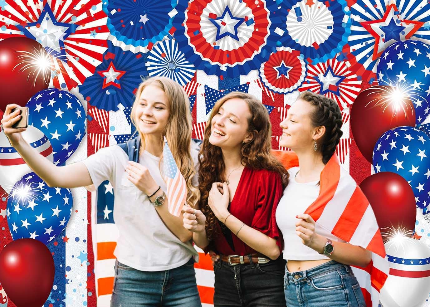Thank You Veterans Backdrop Banner Veterans Day Backdrops Veterans Patriotic Party Celebration Photo Booth Decor Background