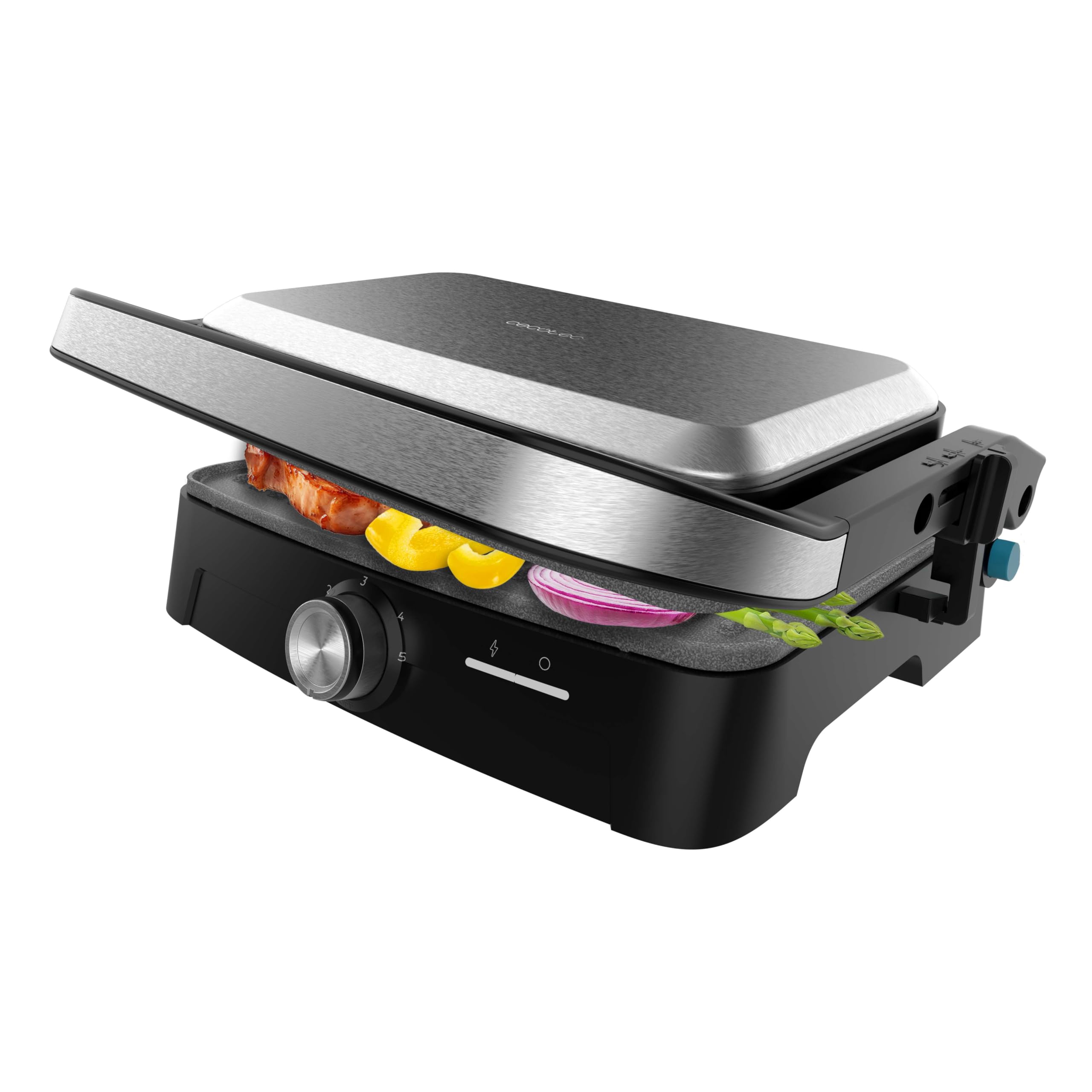 cecotec rock'ngrill 1500 full open