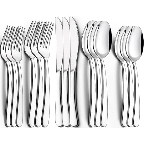 EWFEN 60-Piece Flatware Set for Always-Lasting Meals