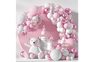 Light Pink and White Balloon Arch Kit: The Ultimate Celebration Enhancer
