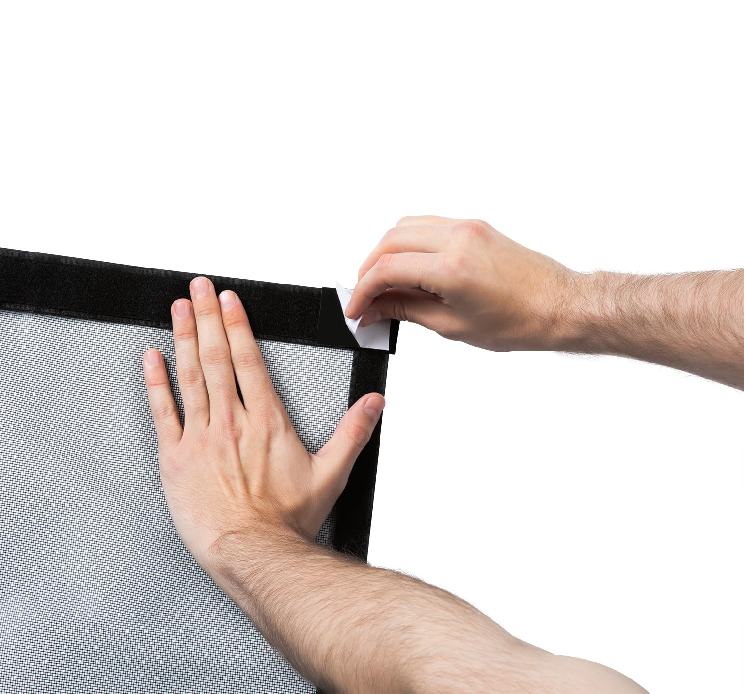 EASYmaxx Zasłona chroniąca przed owadami do wózka kempingowego, 60 x 180 cm, moskitiera na drzwi z taśmami magnetycznymi XXL, ochrona przed owadami, do przyczep kempingowych, samozamykająca się